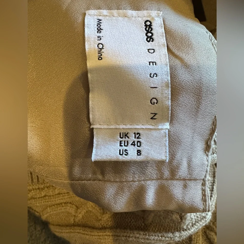 ASOS Design Light Beige Sweater Dress - Picture 5 of 7